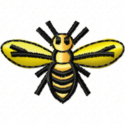 Bees Embroidery Design 8 Bees Embroidery Design 8